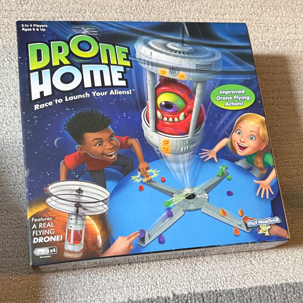 Drone Home Family Game by - Blue Box- Unopened